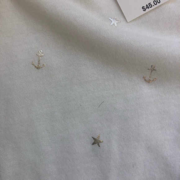 NWT J Crew Collector’s Golden Anchor Tee - Picture 2 of 6